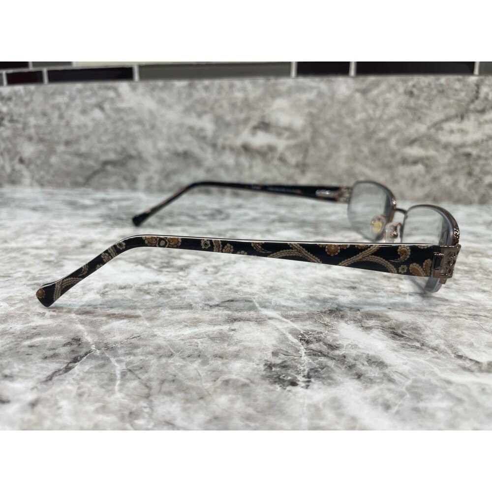 Vera Bradley Eyeglasses Frames VB3030 Caffe Latte CAF Brown Paisley 51-18-135 - Picture 4 of 8